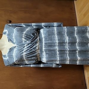 Lularoe Jody Grey Tiedye Dress